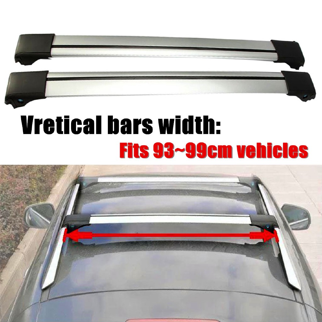 Kayak Roof Rack For Cars Without Rails >> New Pair 93 99cm Aluminum Top Rail Roof Rack Car Cross Bars Crossbar Kayak Carrier Kayak Roof Rack For Cars Without Rails >> New Pair 93 99cm Aluminum Top Rail Roof Rack Car Cross Bars Crossbar Kayak Carrier