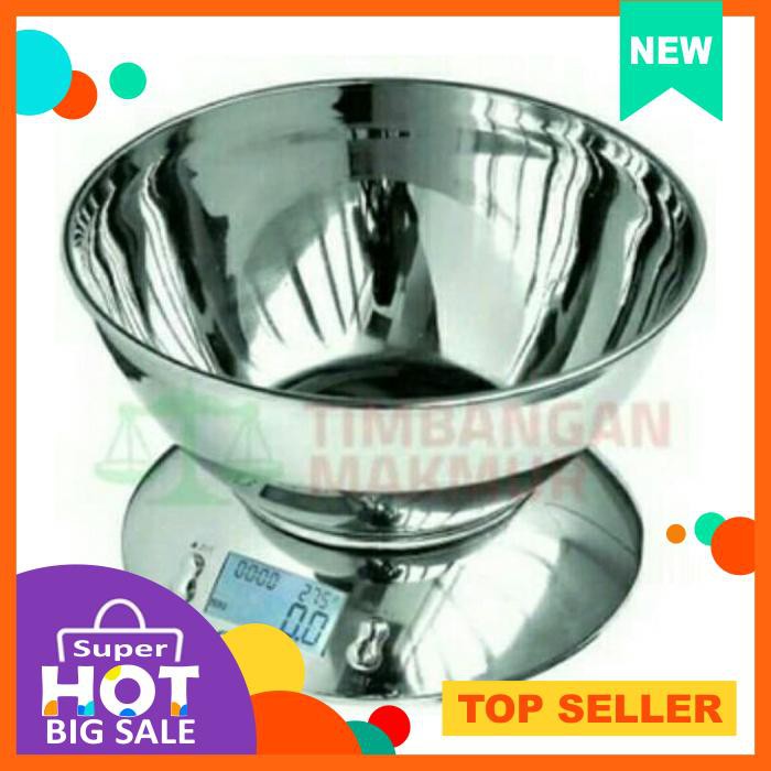 Timbangan Dapur - Timbangan Dapur Digital Stainless Steel Camry - Peralatan Dapur