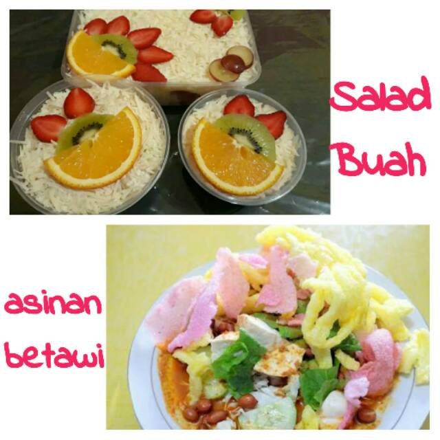 

Asinan buah/ asinan sayur/pepes ikan&jengkol fenomenal