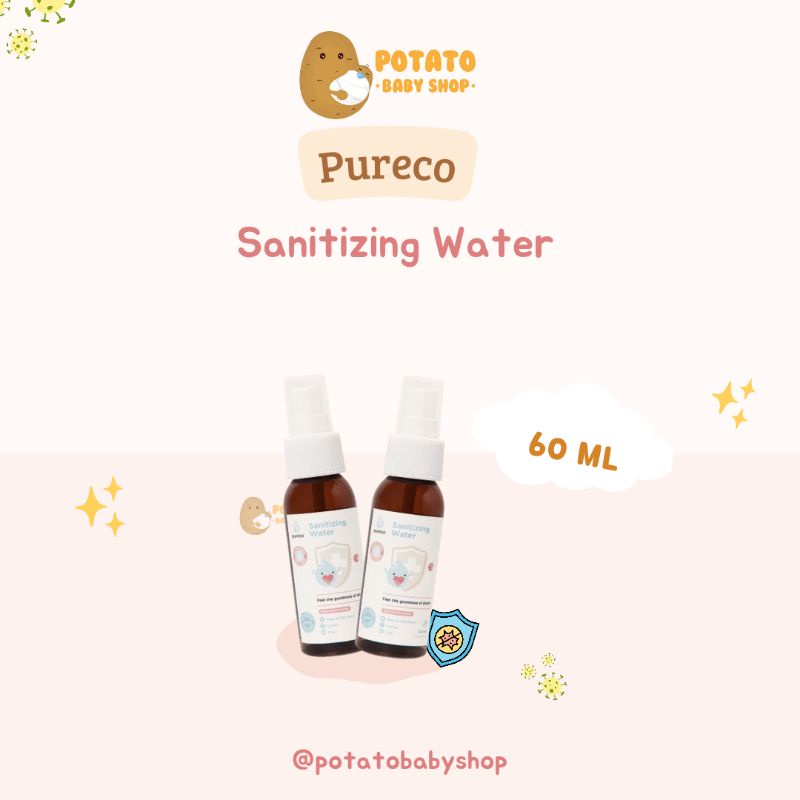 Pureco Sanitizing Water 60ml - hand sanitizer