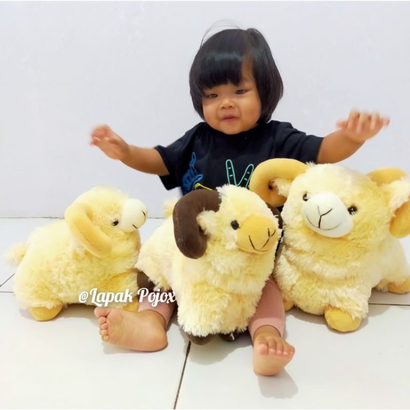 Boneka Domba Tanduk Murah size S