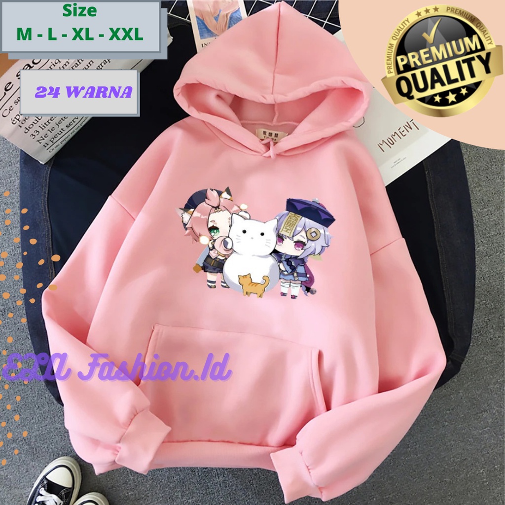 Hoodie Genshin Impact / Baju Hoddie Pullover Hodie Karakter Genshin Impact