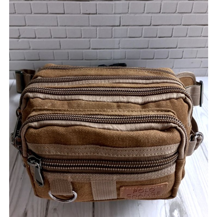 TAS PINGGANG POLO CHANGE TAS KANVAS