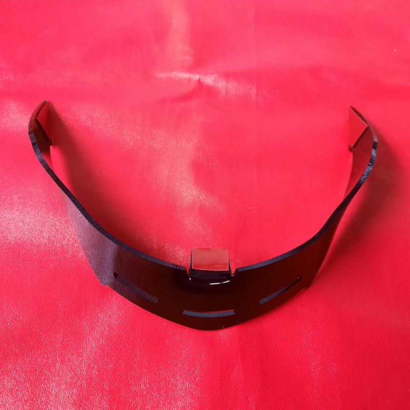 Spoiler Helm NJS KAIROZ ZX1 ZX-1 Hitam dan Bening sudah termasuk 3m-HITAM