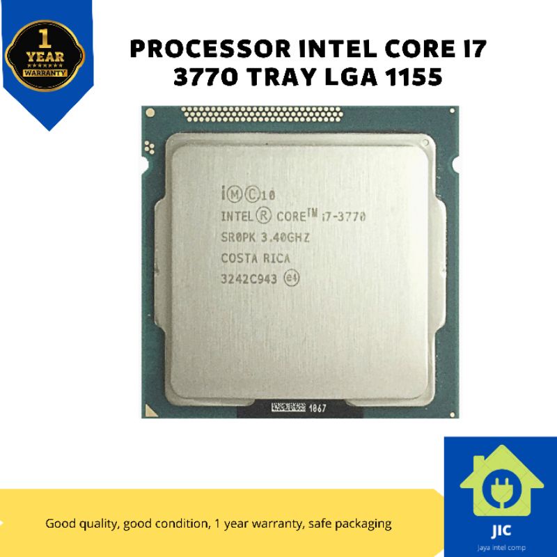 PROCESSOR INTEL CORE I7 3770 TRAY LGA 1155