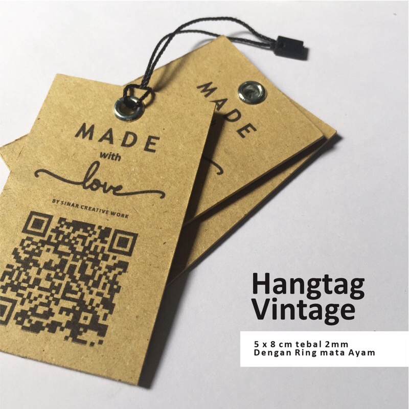 

HANGTAG tebal dengan ring mata ayam