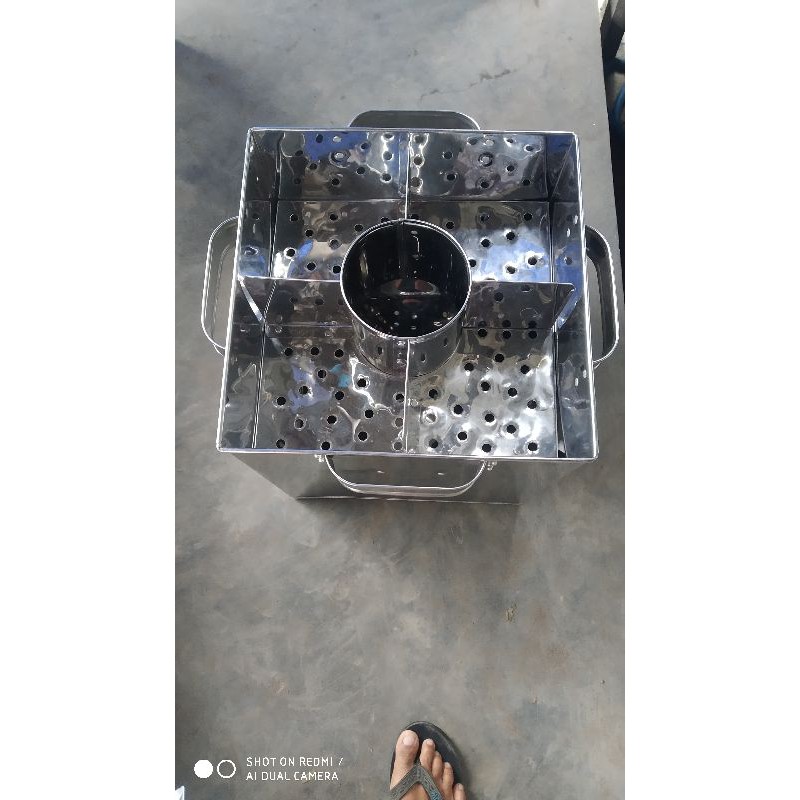 dandang bakso kotak sekat 4 DM 35×35×40