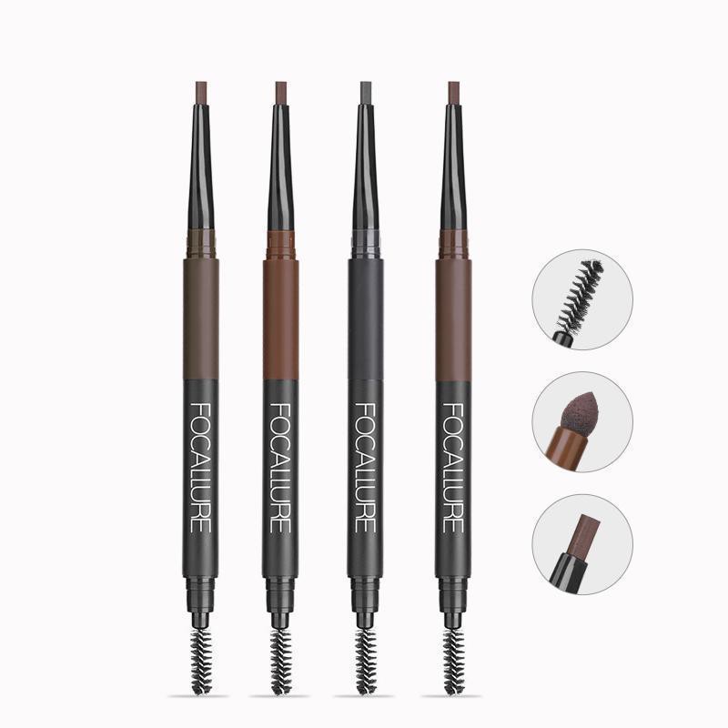 Focallure 3 in 1 Auto EyeBrows Pen 24 Jam Warna Tahan Lama [BPOM] FA-64 FA64 FA 64