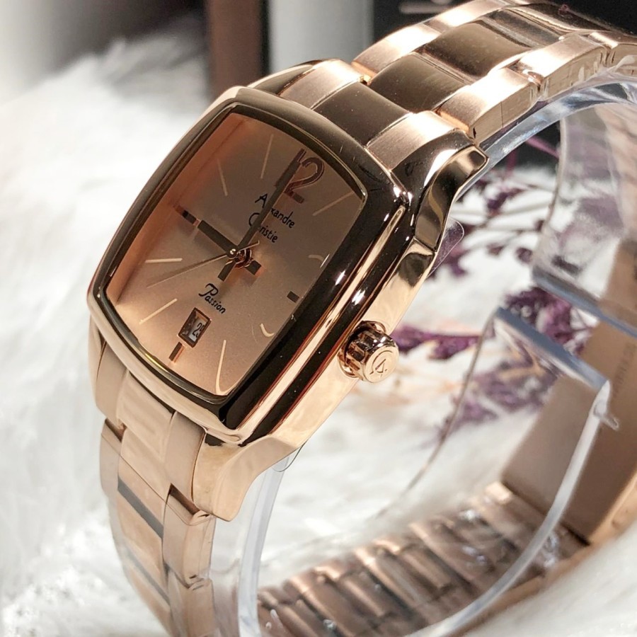 ORIGINAL Jam Tangan Wanita Alexandre Christie Stainles AC 2454 / AC2454 / 2454 / AC 2B55 / AC2B55 / 2B55 / AC 2B62 / AC2B62 / 2B62 / AC 2B65 / AC2B65 / 2B65 / AC 2B69 / AC2B69 / 2B69 Garansi Resmi 1 Tahun, Stainless Steell