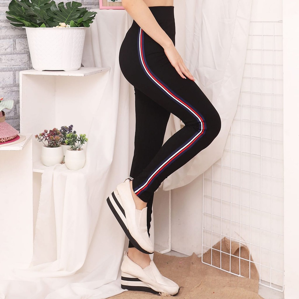 IB CELANA LEGGING IMPORT RAIBOW RED/COKSU