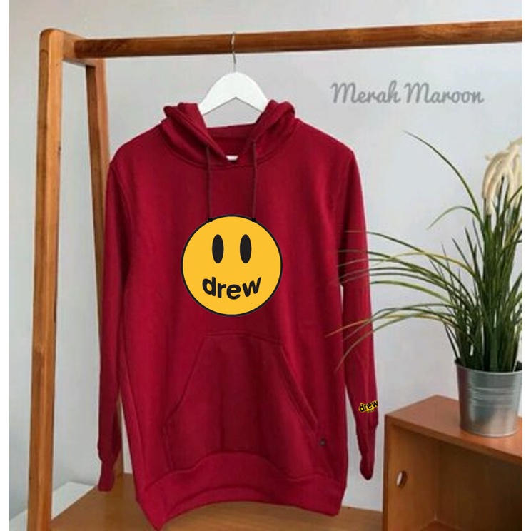 BESTSELLER Jaket Pria wanita DREW SMILE Sweater Hoodie Zipper Twotoon /Jaket  SMLE JUSTIN Jaket Suiter - Jaket Sweater Pria&amp;Wanita terbaru