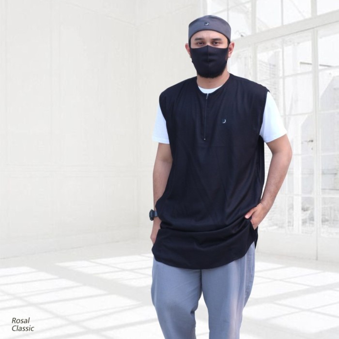 Sholat-Rompi- Rompi Sholat Pria - Abu Tua, M -Rompi-Sholat.