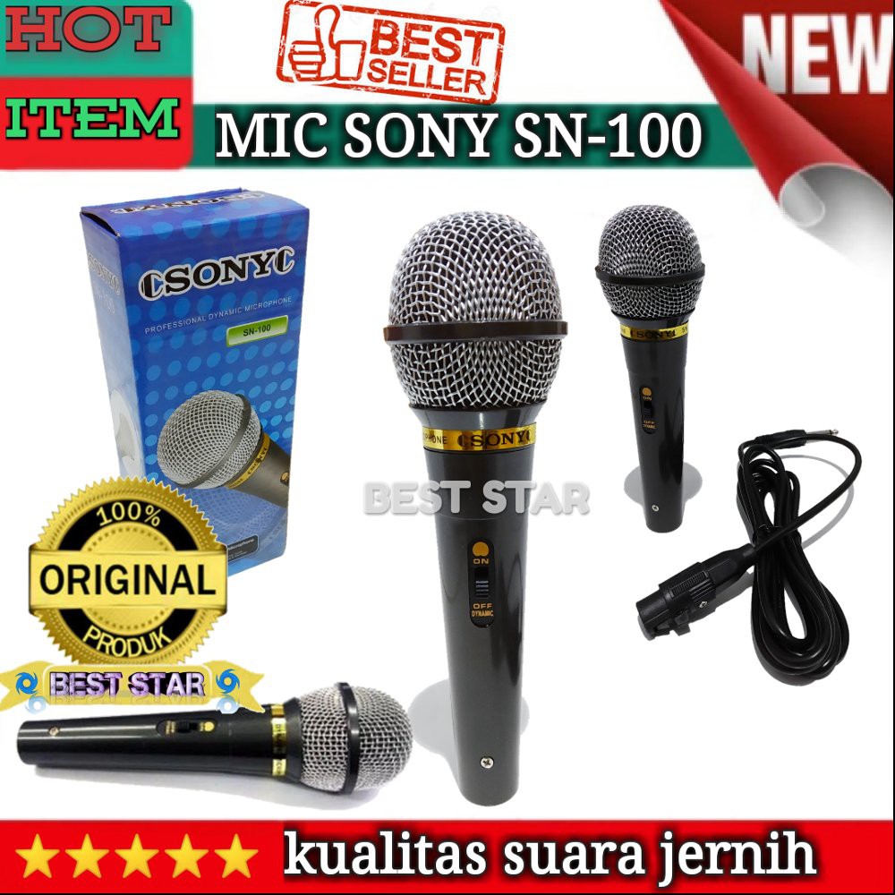 TERLARIS Mic kabel Mic Sony karaoke