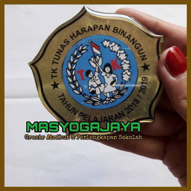 Pin Gordon Kuningan Peniti / Medali Wisuda Custom Grosir Murah - Atribut Sekolah