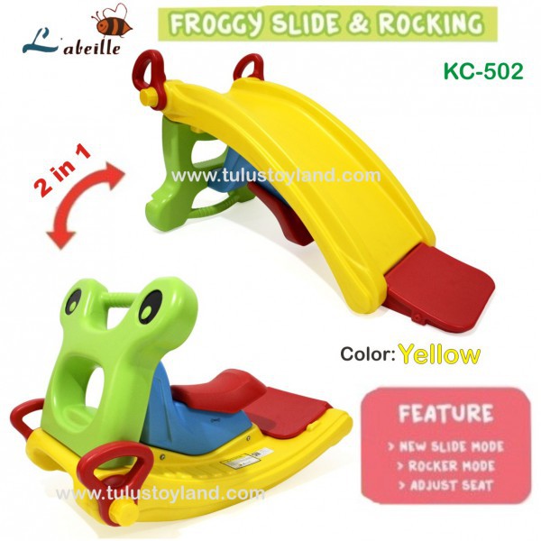 Perosotan Labeille NEW Froggy 2 in 1 Slide to Rocker Kuda Kudaan