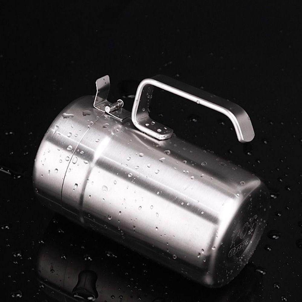 [Elegan] Botol Minyak304Stainless Steel Anti Bocor Penyimpanan Bisa Gadget Dapur Botol Bumbu Oil Pot Sauce Container