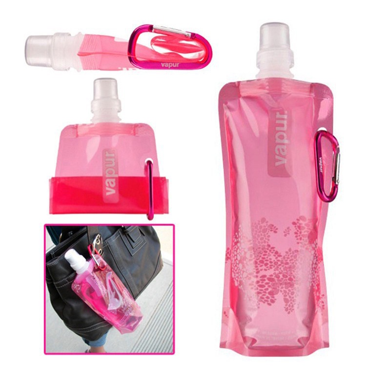 Botol Minum Lipat 500ml Camping Hiking Drinking Bottle VAPUR - Multi-Color