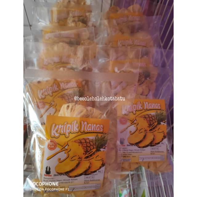 

KERIPIK NANAS BALI GAPURA(BATU ASLI) 80gr