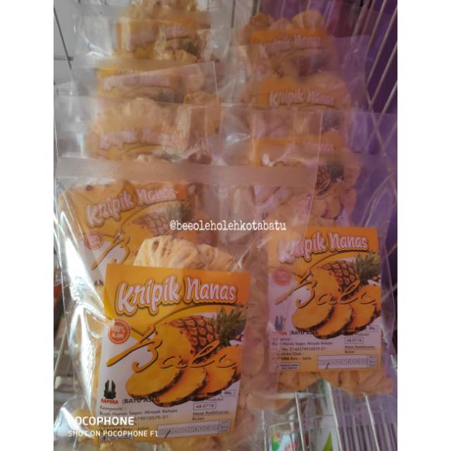 

KERIPIK NANAS BALI GAPURA(BATU ASLI) 80gr