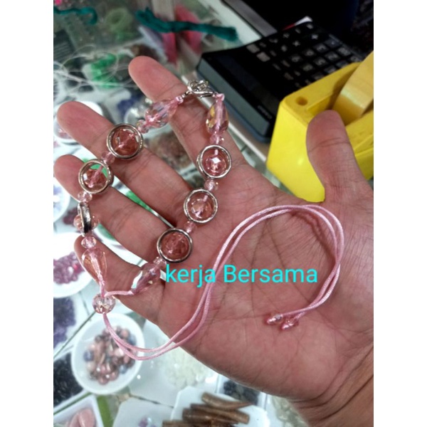 strap konektor masker kristal 2 in 1