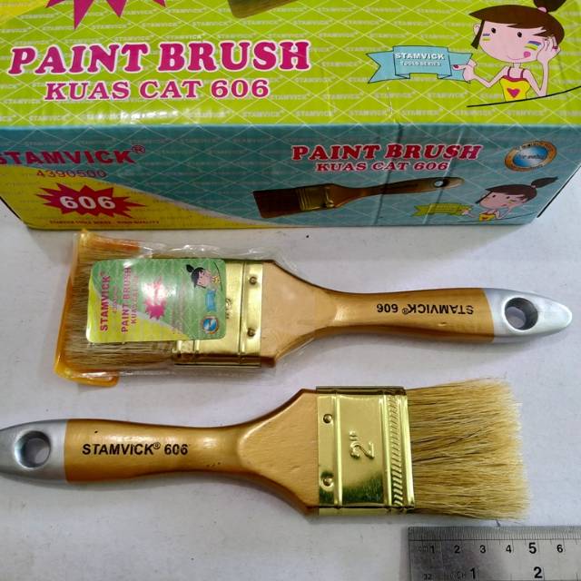 kuas tangan 2&quot; / Paint brush/KUAS CAT DINDING TEMBOK TANGAN SERBAGUNA MULTIFUNGSI/KUAS TANGAN MARTABAK/KUAS TANGAN CAT