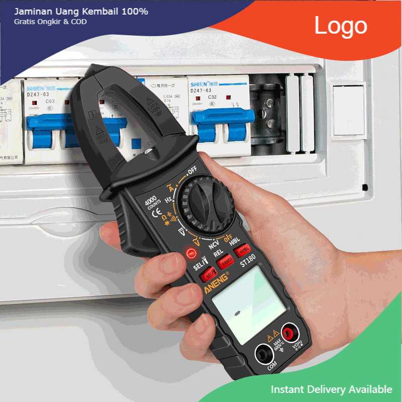 AZ ANENG Digital Multimeter Voltage Tester Clamp - ST180