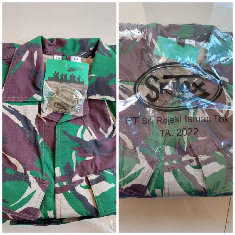 Baju PDL TNI AD ori jatah tahun 2022