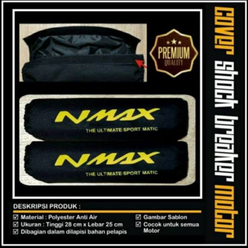 Sarung Shok belakang Yamaha ALL NEW NMAX 2015-2022 Anti Air