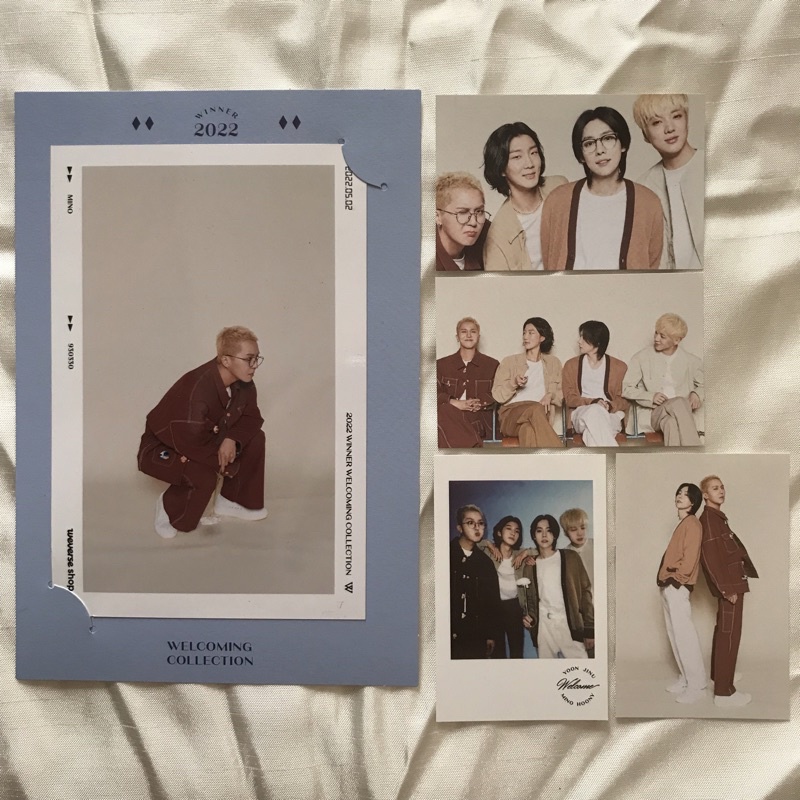 Winner Welcoming Collection 2022 Sharing Secret Gift Pack PC Photocard Mino Hoon Yoon Jinu