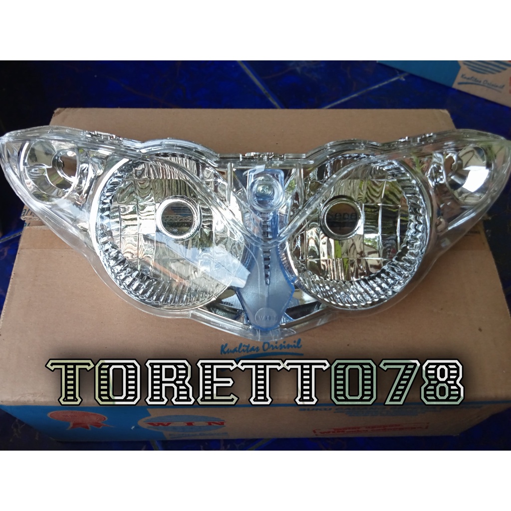 REFLEKTOR LAMPU DEPAN HEADLAMP JUPITER Z 2006 BURUNG HANTU