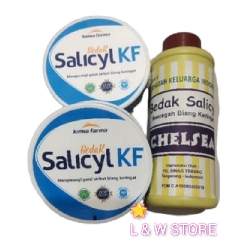 Salicylkf Bedak Gatal Salicyl 60g Original Kimia Farma/Bedak Gatal Salicyl KF 60g