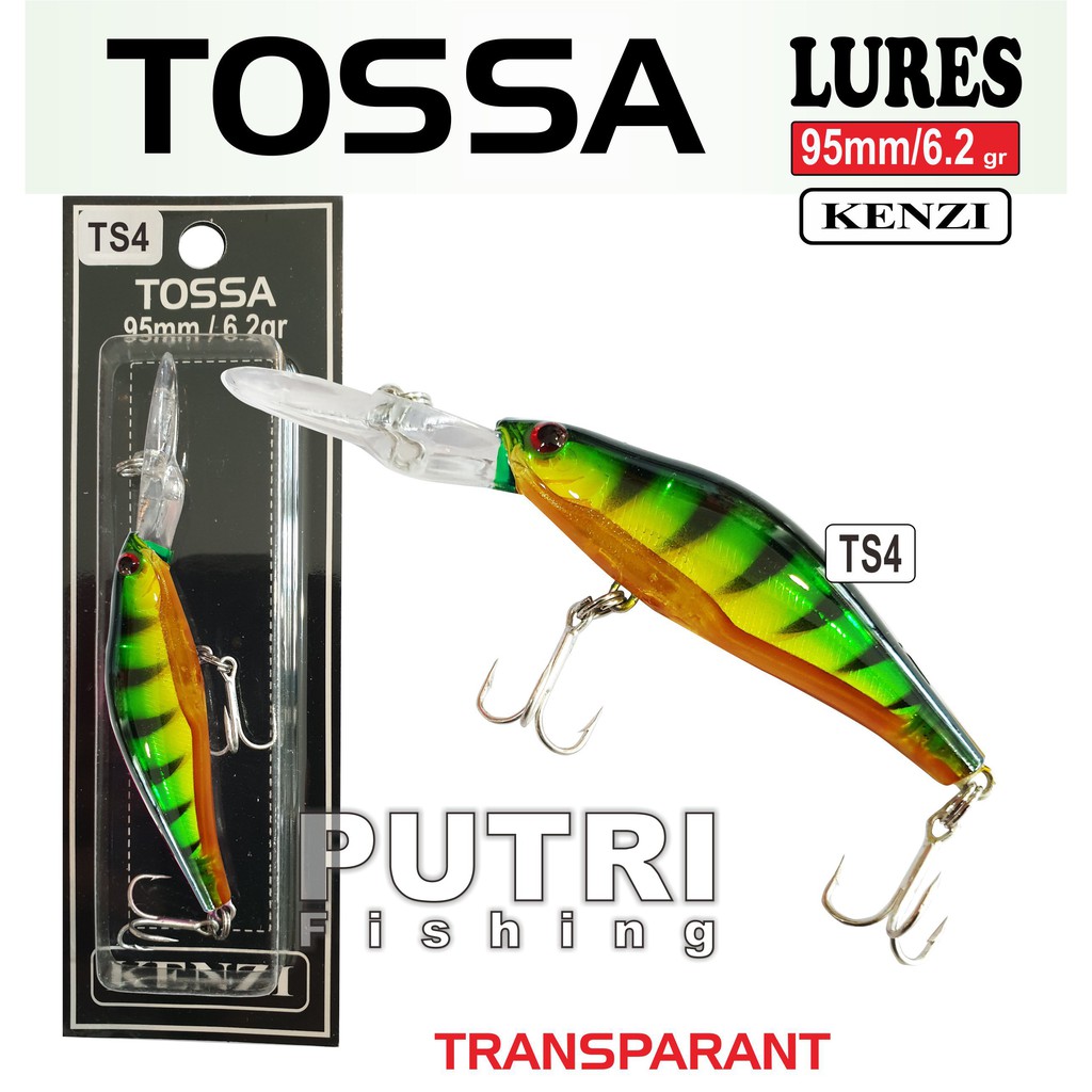 KENZI TOSSA LURES 95mm 6.2gr