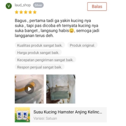 Susu Kucing Hamster Anjing Kelinci Sugar Glider 100 gr