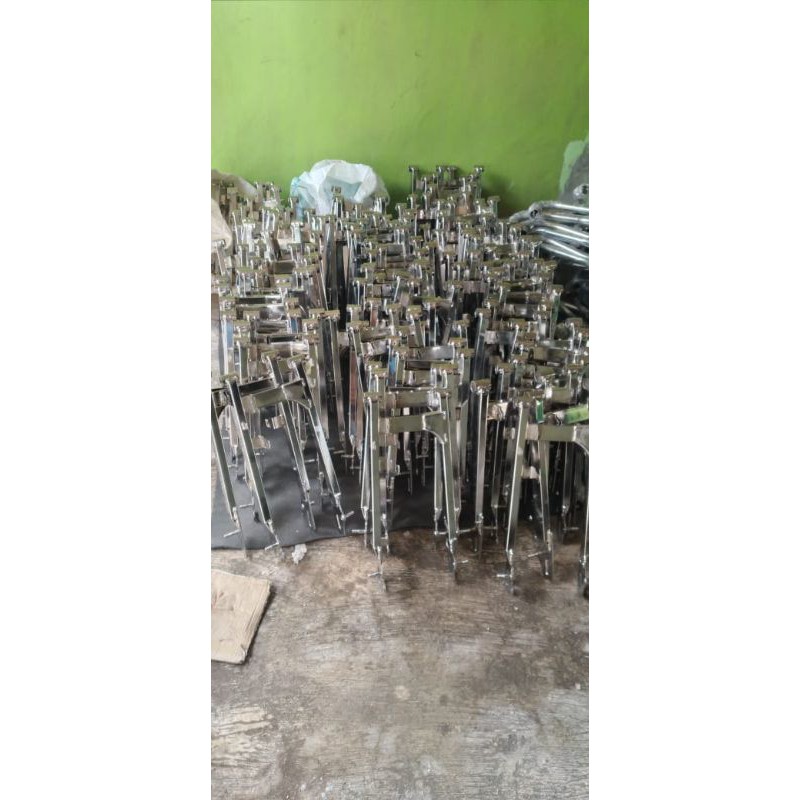 Fork Swing Arm Arem Lengan Ayun yamaha RX King Model Standart Crom Hitam Tebal Murah-6