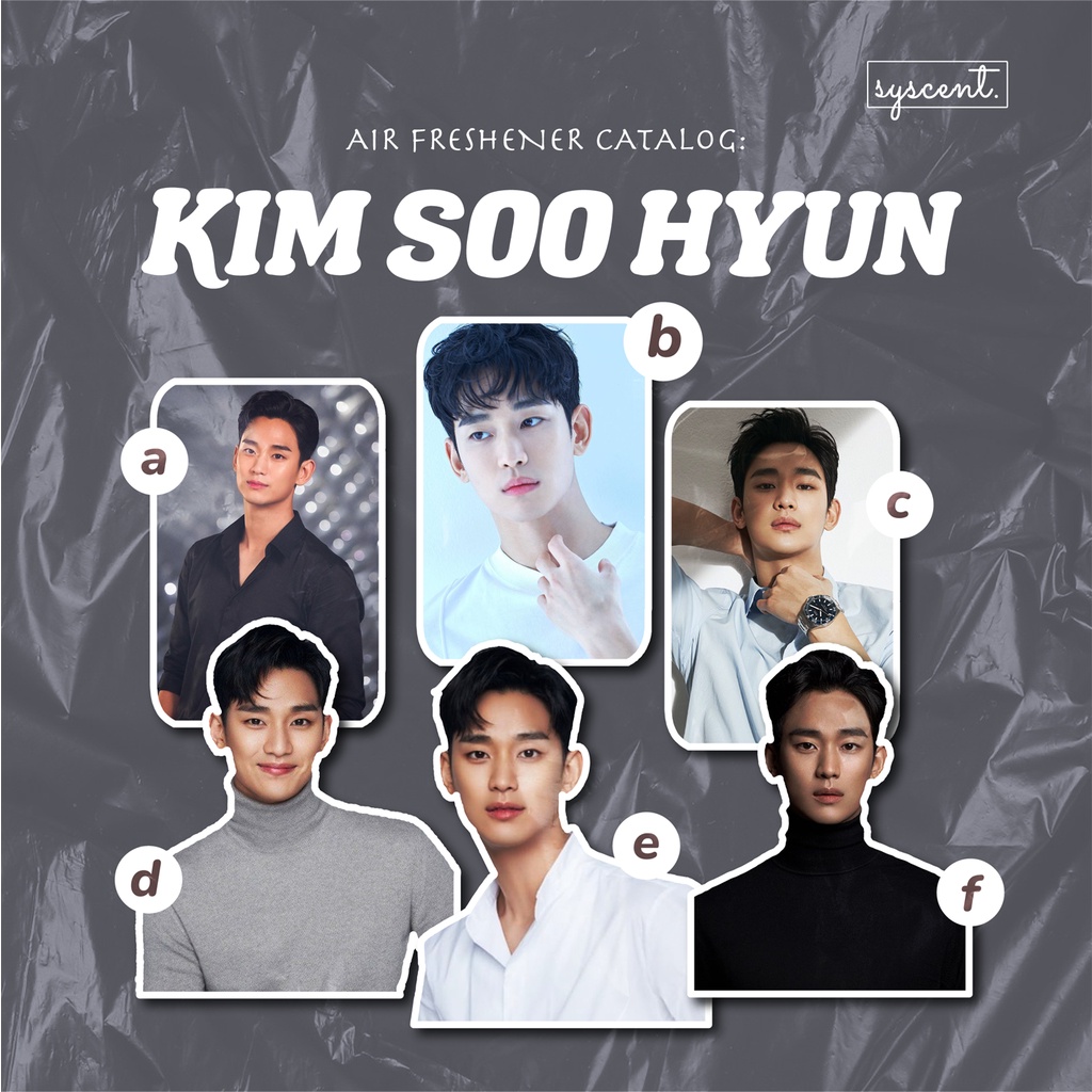 SYSCENT AIR FRESHENER KIM SOO HYUN | BAEK HYUN WOO (QUEEN OF TEARS) | Parfum Mobil / Pewangi Ruangan / Pewangi Mobil / Pengharum Mobil |