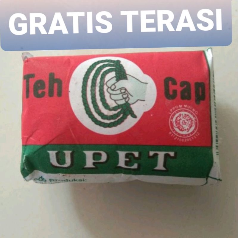 

TEH CAP UPET KHAS CIREBON 1 PAK isi 10 PCS GRATIS TERASI