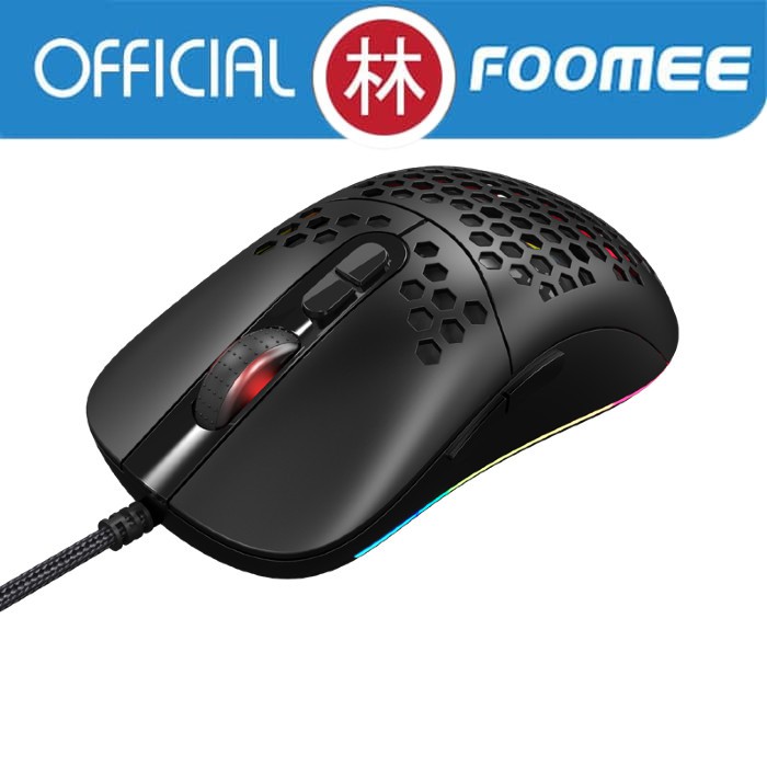 Foomee VA03 Professional Wired Gaming Mouse With RGB Light