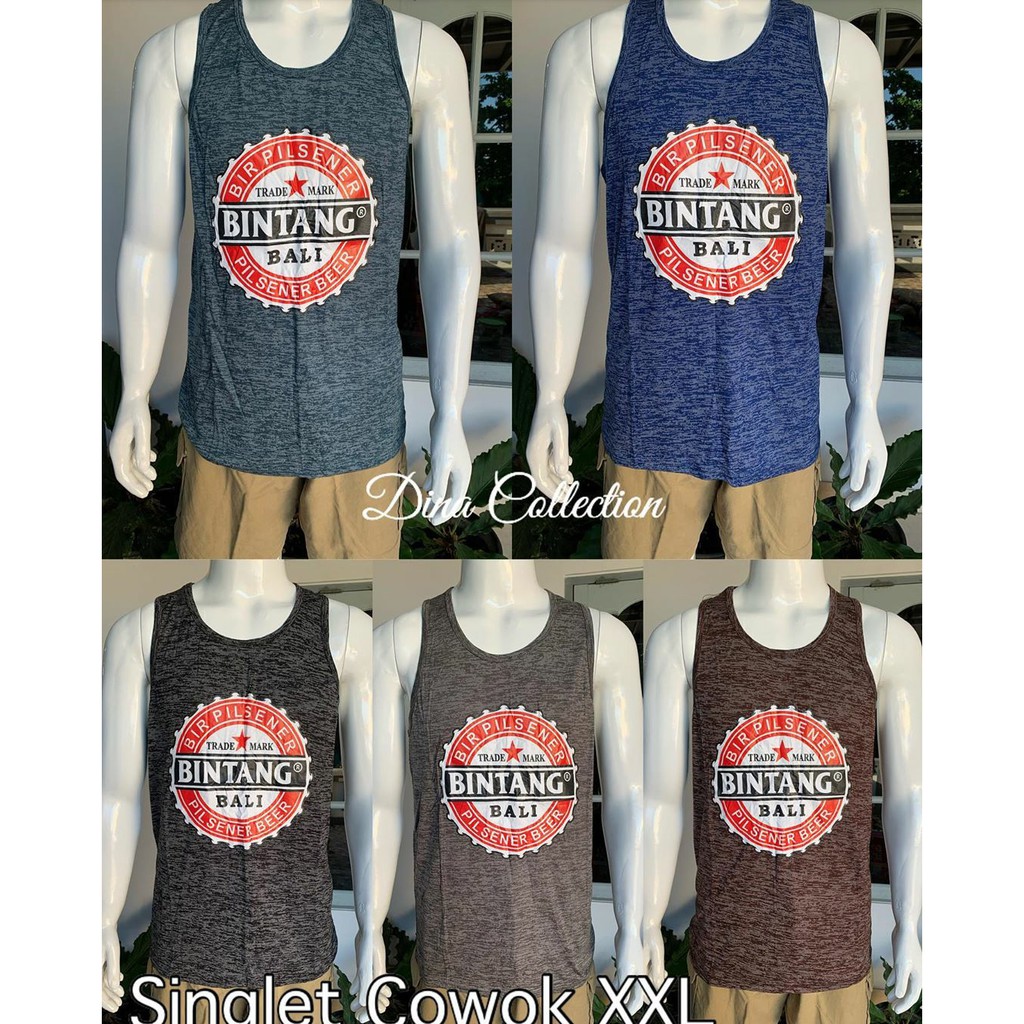 Baju singlet serat kaos oblong bali