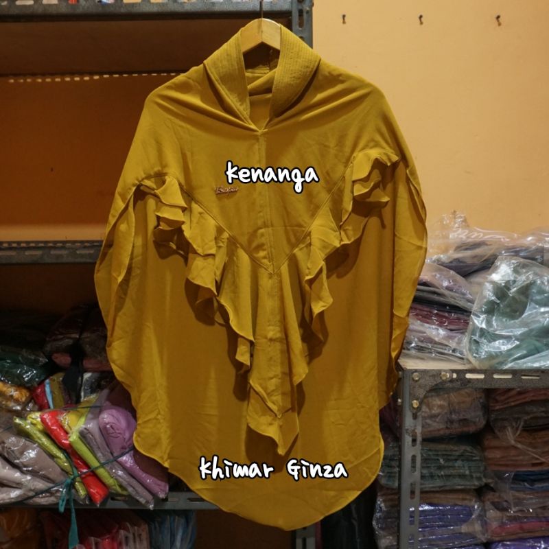 Jilbab Khimar Ginza ORIGINAL Bayza Hijab Sayra Group-Kenanga
