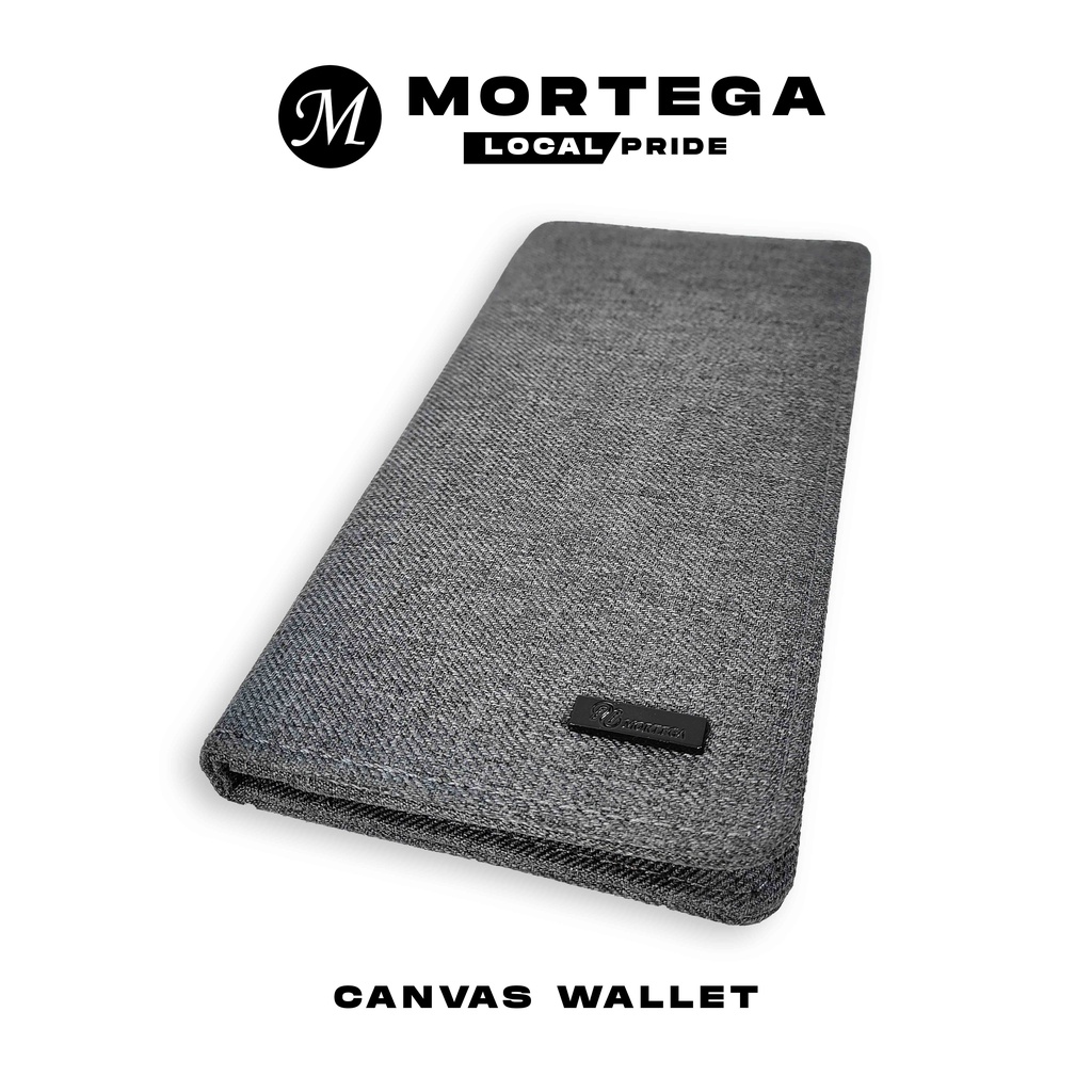 Dompet Mortega Kanfas Panjang Unisex Premium Wallet - Dompet Lipat Mortega