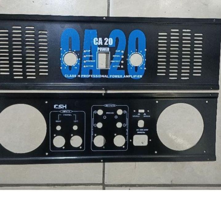 Penjualan Terbanyak.. PANEL BOK POWER CA 20 Plat Depan Belakang Ca