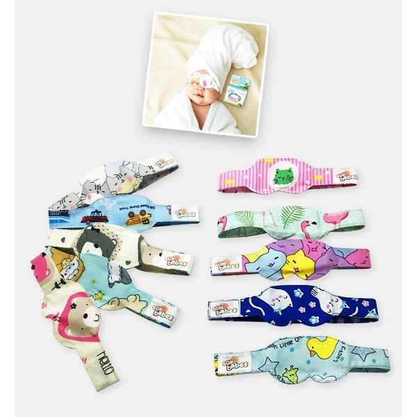 [JOYLEEN BEBE] Sun Babes Eye Mask Protector/Pelindung Mata Bayi/Kacamata Jemur Bayi/Suny Baby Lucu