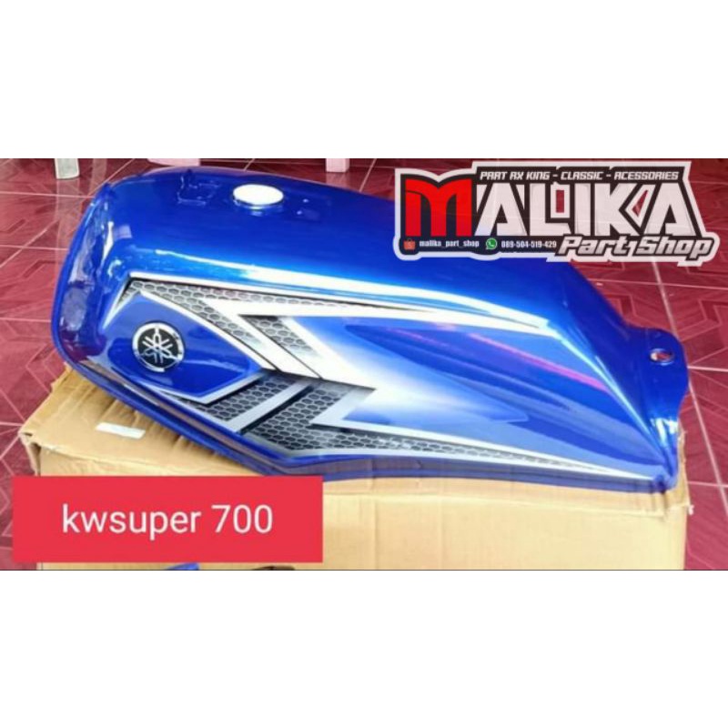 COVER TANGKI YAMAHA RX-KING 135 RX-KING SERIES BIRU 2004