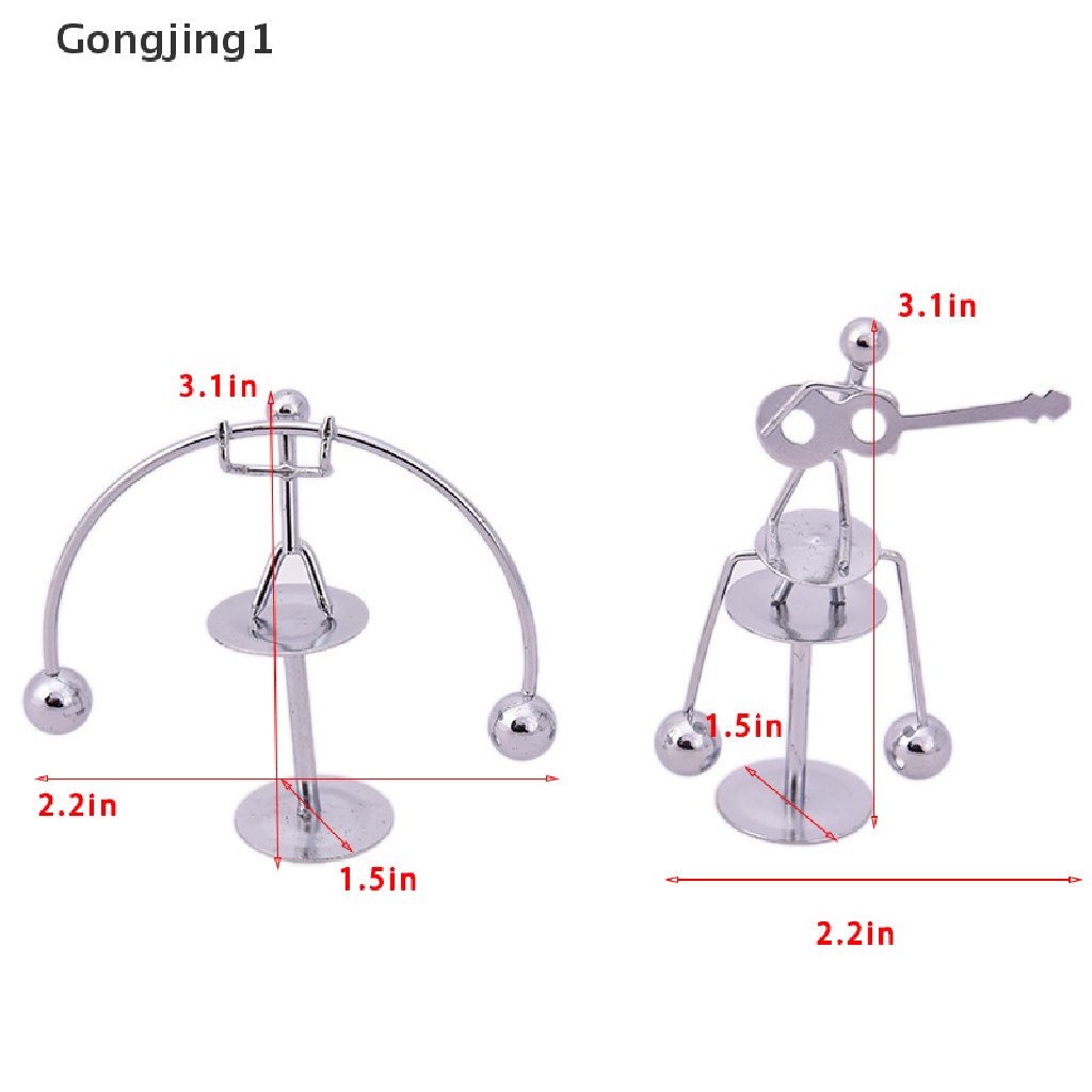 Gongjing1 Mainan Edukasi Sains Fisika Newton Pendulum Cradle Balance Bahan Stainless Steel