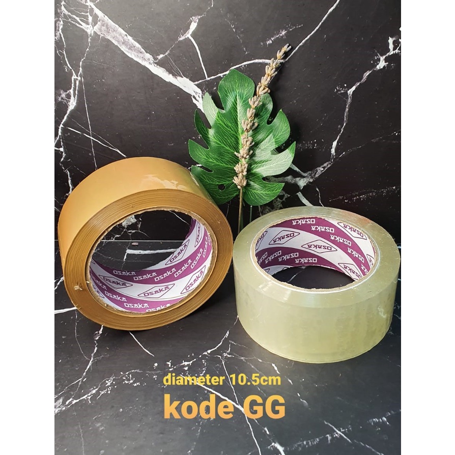 

GG 45x100 Full Lakban / Plakban Bening Coklat Packing
