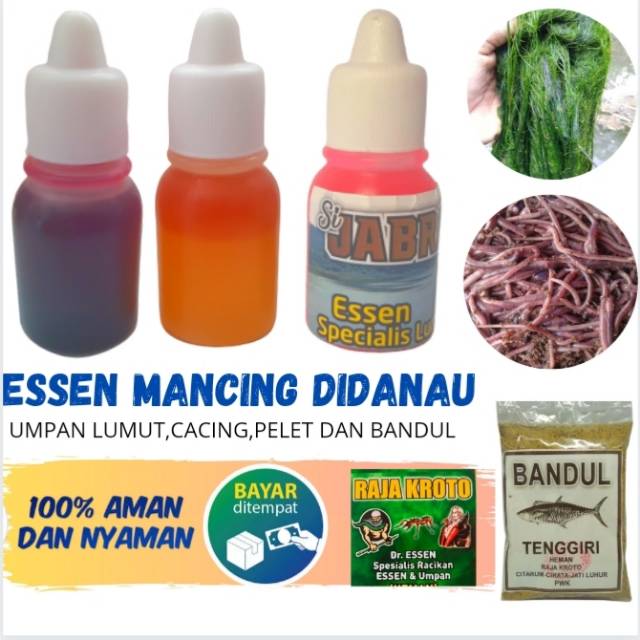 ESSEN IKAN NILA PALING JITU UNTUK SEMUA MEDIA UMPAN IKAN NILA,ESSEN CACING PELET BANDUL LUMUT