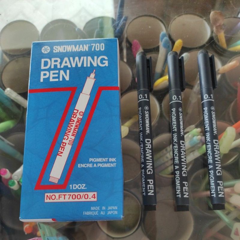 

Bolpen DRAWING SNOWMAN 700 ukuran 0.1