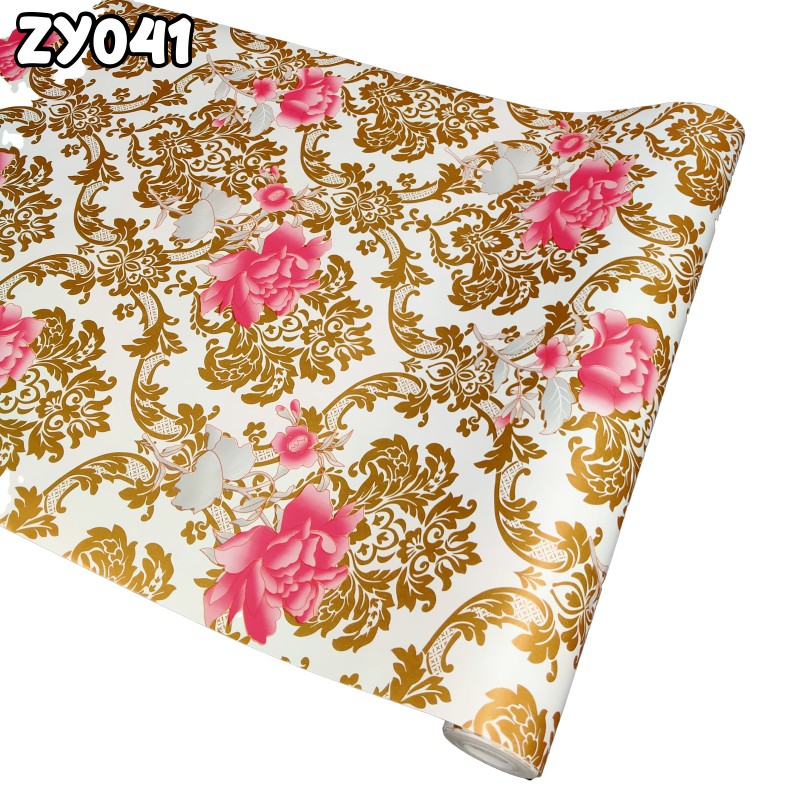Wallpaper Dinding Motif Modern Kode ZY Wallpaper Dinding 3D Motif Elegant Size 45Cm X 10M High Quality Stiker Dinding Wallpaper Ruangan-ZY041