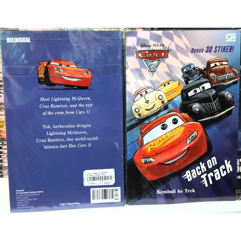 Buku Cerita Anak ~ Disney - Cars Back On Track