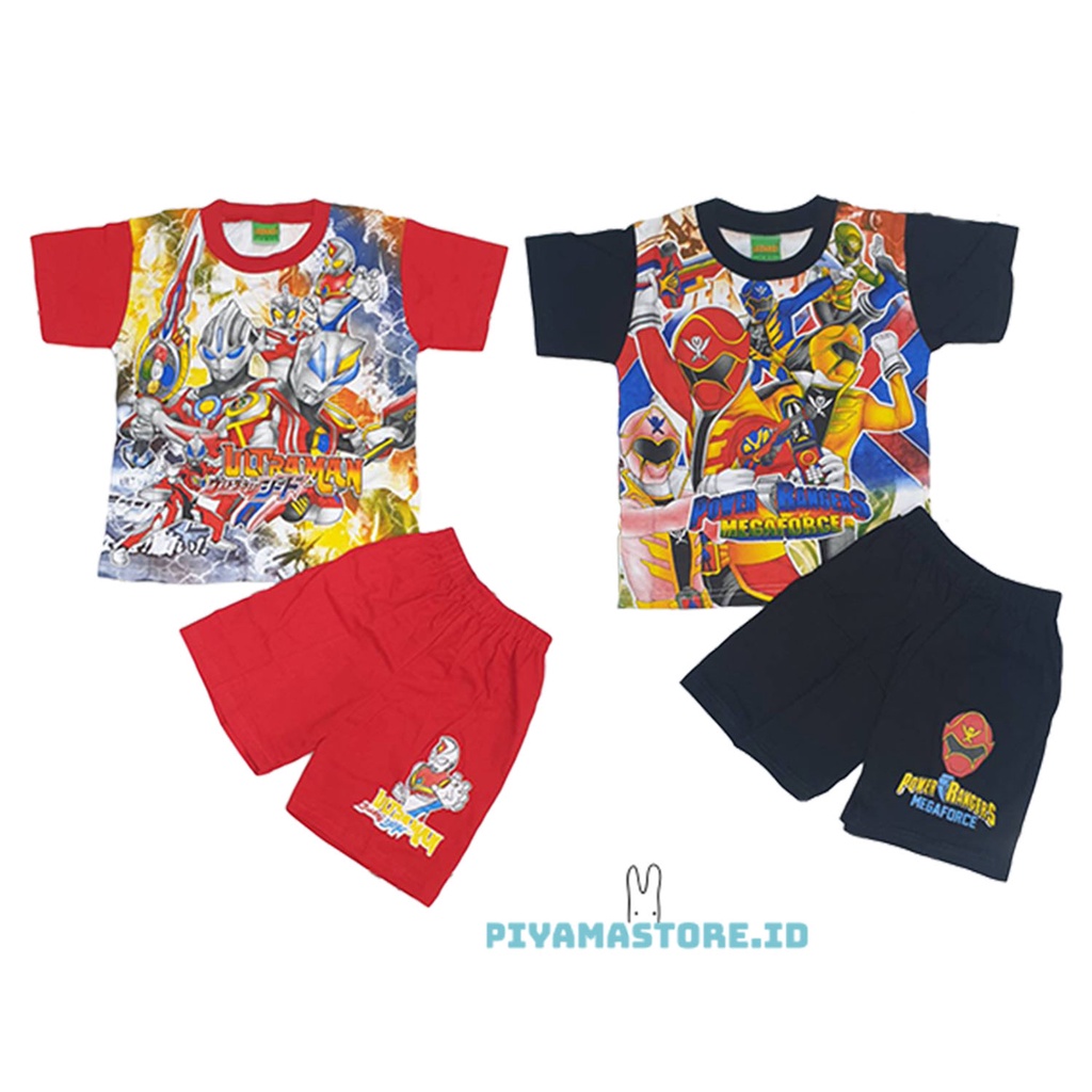 Setelan Baju Anak Ultraman Anak 2-8 Tahun